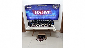 ÇANAKKALE'DE 7 BİN 313 LİTRE KAÇAK ŞARAP ELE GEÇİRİLDİ!