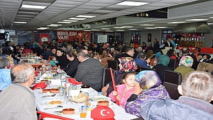 ÇANAKKALE'DE GAZİ VE ŞEHİT AİLELERİ İÇİN YEMEK