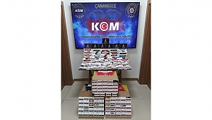 ÇANAKKALE'DE KAÇAK TÜTÜN OPERASYONU