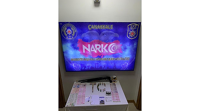 ÇANAKKALE'DE UYUŞTURUCU OPERASYONUNDA 1 KİŞİ TUTUKLANDI