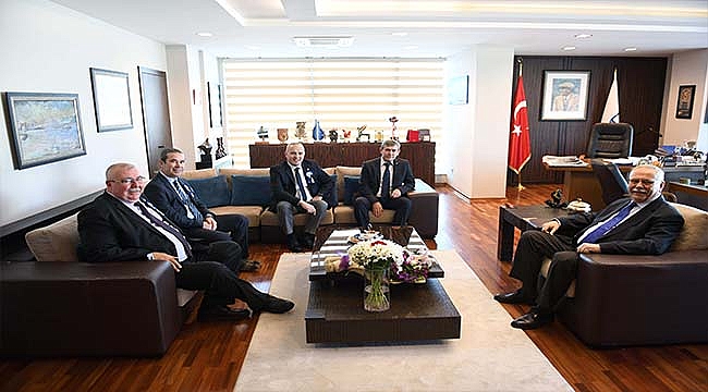 ÇANAKKALE SMMMO YÖNETİM KURULUNDAN BAŞKAN GÖKHAN'A ZİYARET