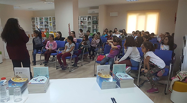 ÇOCUK KÜLTÜR EVİ YAZAR KARİN KARAKAŞLI'YI KONUK ETTİ