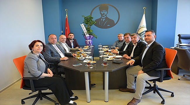 ÇTSO YÖNETİM KURULUNDANÇANAKKALE OSB YÖNETİM KURULUNA ZİYARET