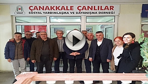 GİDER'DEN ÇANLILAR DERNEĞİNE ZİYARET