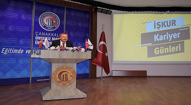 İŞKUR ÇANAKKALE KARİYER GÜNÜ YOĞUN BİR KATILIMLA GERÇEKLEŞTİ