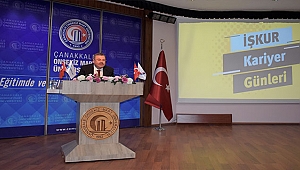 İŞKUR ÇANAKKALE KARİYER GÜNÜ YOĞUN BİR KATILIMLA GERÇEKLEŞTİ