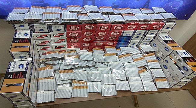 ÇANAKKALE'DE KAÇAK SİGARA OPERASYONU!