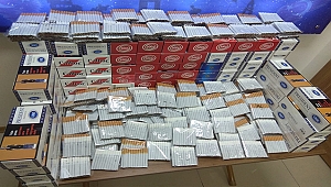 ÇANAKKALE'DE KAÇAK SİGARA OPERASYONU!