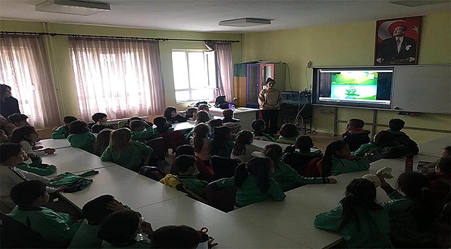 MİNİKLER ÇEVRE EĞİTİMİNE KATILDI