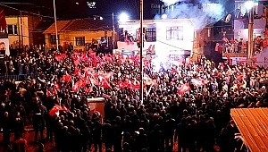 ŞEHİTLİK ERDOĞAN'I COŞKUYLA KARŞILADI