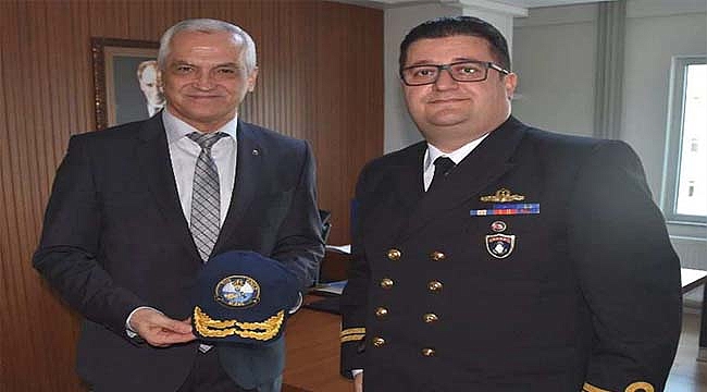 TCG ENEZ GEMİ KOMUTANLIĞINDAN ÇANAKKALE BELEDİYESİNE ZİYARET