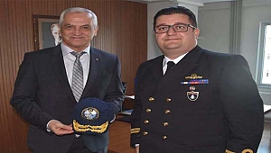 TCG ENEZ GEMİ KOMUTANLIĞINDAN ÇANAKKALE BELEDİYESİNE ZİYARET
