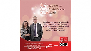 "YILDA BİR GÜN DEĞİL, 365 GÜN KADINLARIN OLSUN"