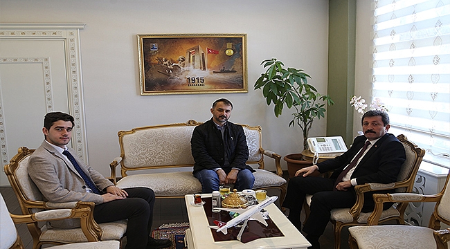 15 TEMMUZ KAHRAMANI RECEP SAFİ'DEN VALİLİĞE ZİYARET