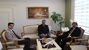 15 TEMMUZ KAHRAMANI RECEP SAFİ'DEN VALİLİĞE ZİYARET