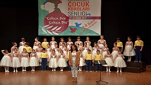 2.ÇANAKKALE ÇOCUK KOROLARI ŞENLİĞİ OLDUKÇA RENKLİ GEÇTİ