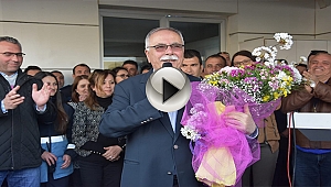 BAŞKAN GÖKHAN'A SEVGİ SELİ