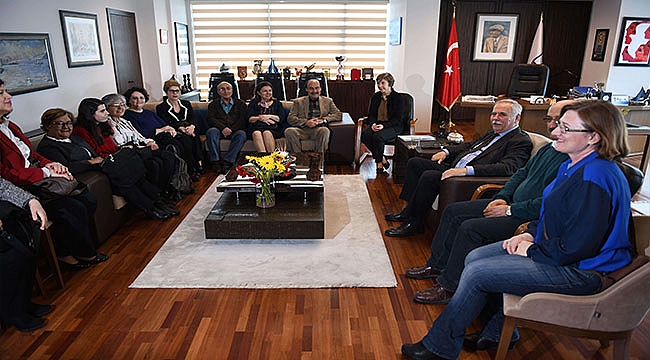 BAŞKAN GÖKHAN'A, TEBRİK ZİYARETLERİ GERÇEKLEŞTİ