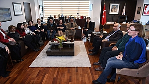 BAŞKAN GÖKHAN'A, TEBRİK ZİYARETLERİ GERÇEKLEŞTİ