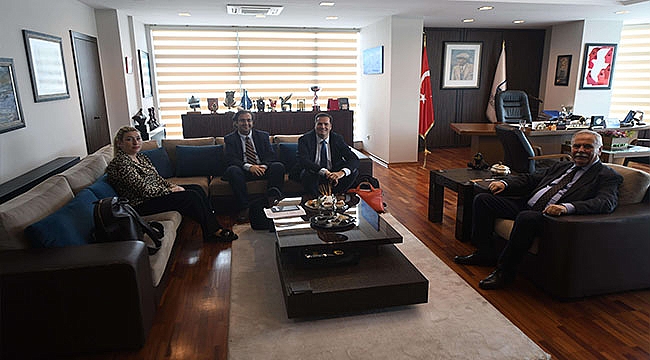 BAŞKAN GÖKHAN'A TEBRİK ZİYARETLERİ SÜRÜYOR