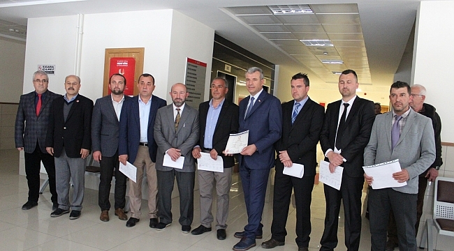 BELDE BELEDİYE BAŞKANLARI MAZBATALARINI ALDI