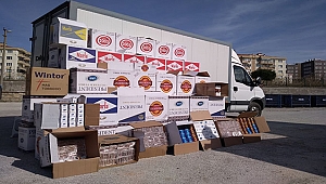 BİR KAMYON DOLUSU KAÇAK ÜRÜN YAKALANDI