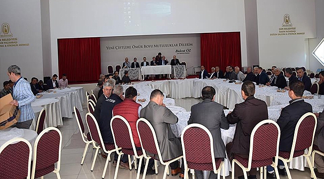 ÇAN'DA KÖYLERE HİZMET GÖTÜRME BİRLİĞİ 2019 YILI OLAĞAN MECLİS TOPLANTISI YAPILDI