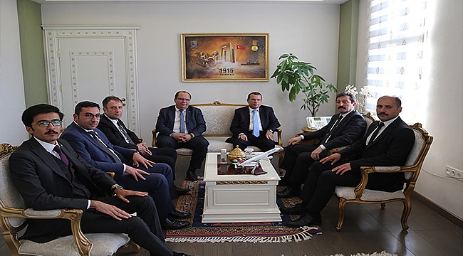 ÇAN İL GENEL MECLİS ÜYELERİ VALİLİĞİ ZİYARET ETTİ