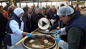 ÇANAKKALE BELEDİYESİNDEN PİŞİ İKRAMI
