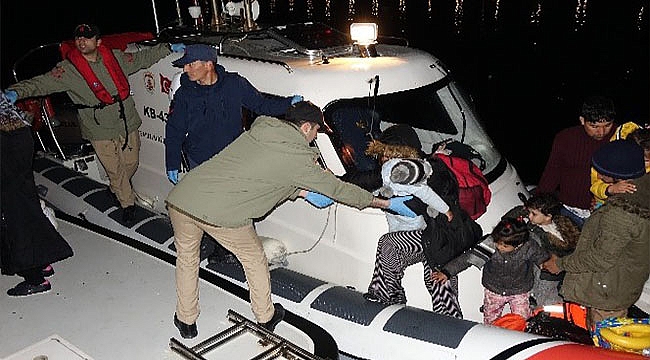 ÇANAKKALE'DE 41 MÜLTECİ YAKALANDI