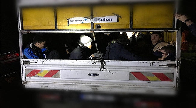 ÇANAKKALE'DE GÖÇMEN KAÇAKÇILIĞI OPERASYONU