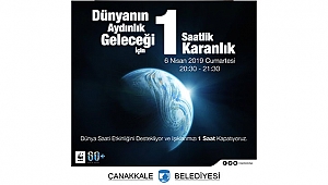 "DÜNYANIN AYDINLIK GELECEĞİ İÇİN 1 SAATLİK KARANLIK" DİYORUZ