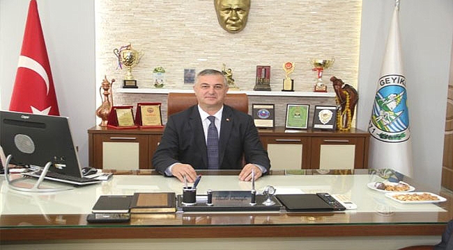GEYİKLİ BELEDİYE BAŞKANI ORUÇOĞLU GÖREVE BAŞLADI