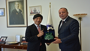 JAPONYA TÜRKİYE BÜYÜKELÇİSİ AKIO MIYAJIMA ÇTSO YÖNETİM KURULUNU ZİYARET ETTİ