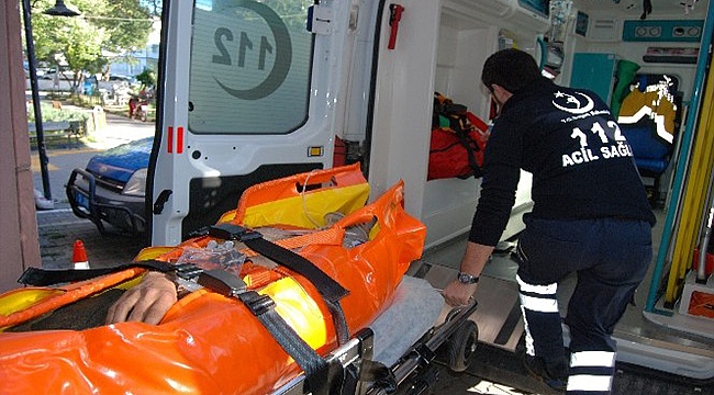 ORMAN İŞÇİSİNİN ÜZERİNE AĞAÇ DÜŞTÜ