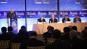 OSMAN OKYAY ABD'DE BAKANLARLA KATILDIĞI ATC-TAİK KONFERANSINDA KONUŞMA YAPTI