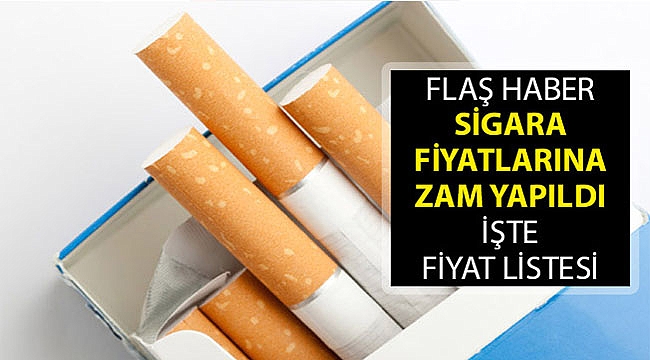 SİGARAYA ZAM GELDİ!
