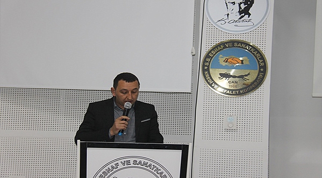 STK BAŞKANLARI VE ÇAN ESNAFI TOPLANTIDA BULUŞTU