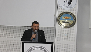 STK BAŞKANLARI VE ÇAN ESNAFI TOPLANTIDA BULUŞTU