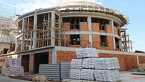 THY-OPET HAVACILIK YAKITLARI A.Ş. TARAFINDAN YAPTIRILAN ECEABAT ŞEHİTLER CAMİİ'NDE ÇALIŞMALAR HIZLA DEVAM EDİYOR