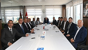 TURAN, LAPSEKİ'DE BELEDİYE BAŞKANLARI İLE BİRLİKTE