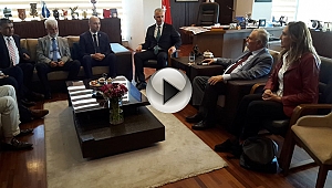 TÜRSAB VE ÇATOD TEMSİLCİLERİNDEN BAŞKAN GÖKHAN'A ZİYARET