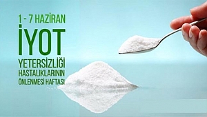 1-7 HAZİRAN İYOT YETERSİZLİĞİ HASTALIKLARININ ÖNLENMESİ HAFTASI