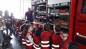 ATATÜRK ANAOKULUNDAN ÇANAKKALE İTFAİYESİNE ZİYARET