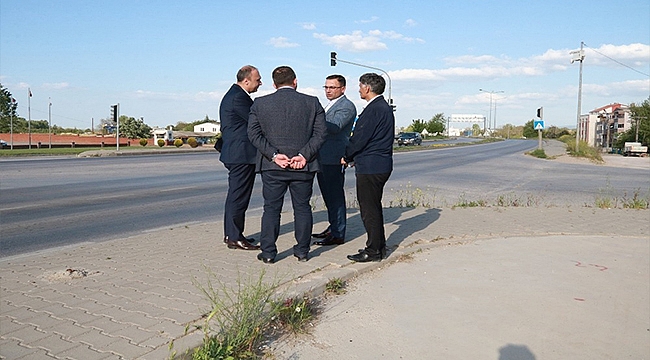 BAŞKAN ERDOĞAN VE BÖLGE MÜDÜRÜ ÇOLAK'TAN İNCELEME