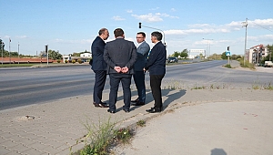 BAŞKAN ERDOĞAN VE BÖLGE MÜDÜRÜ ÇOLAK'TAN İNCELEME