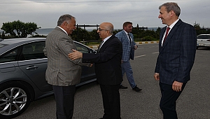 BAŞKAN GÖKHAN'DAN REKTÖR MURAT'A NEZAKET ZİYARETİ