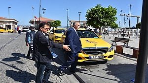 BAŞKAN GÖKHAN İSKELE MEYDANI'NDA İNCELEMELERDE BULUNDU