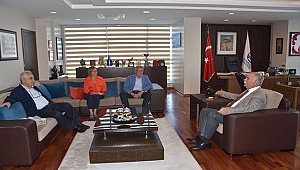 BAŞKAN GÖKHAN KONUKLARINI AĞIRLADI