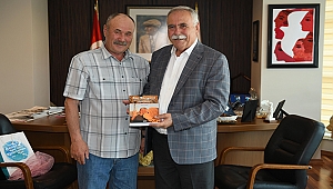 BAŞKAN GÖKHAN KONUKLARINI AĞIRLADI